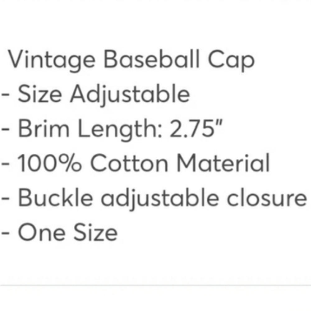 New! I Distressed Baseball Cap - image 2